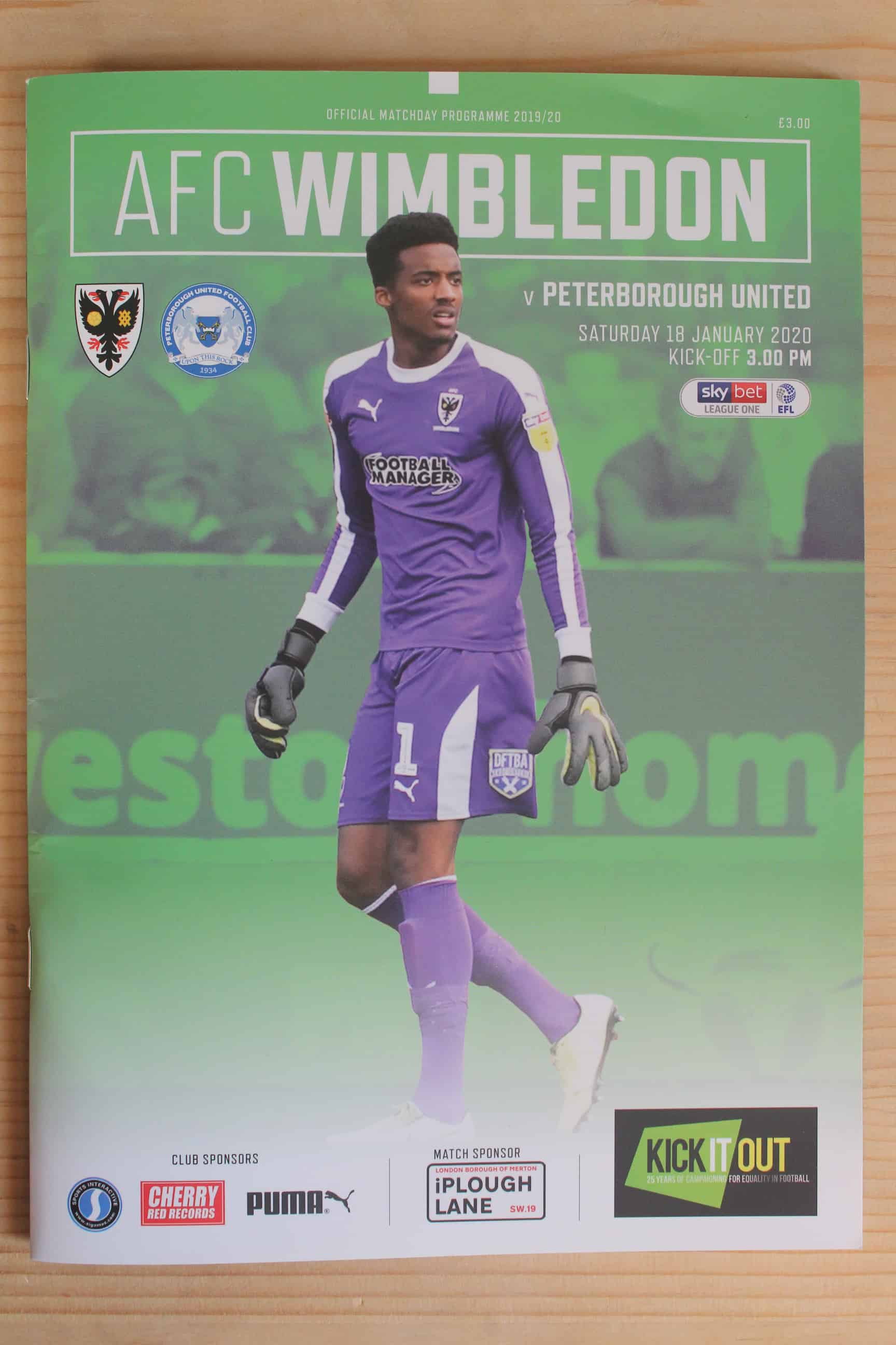 AFC Wimbledon FC v Peterborough United FC